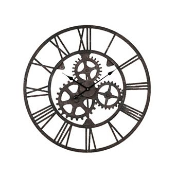 Wrought Iran Antique Wall Clock