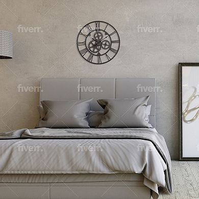 Wrought Iran Antique Wall Clock