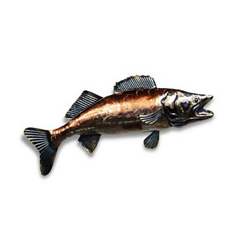 Lake Fish Metal Wall Art 23"x8"
