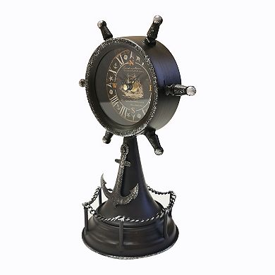 Ship Wheel Table Clock