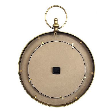 Pocket Watch Style Metal Wall Clock