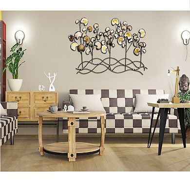 Ginkgo Metal Wall Art