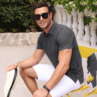 Polo Shirts for Men Short Sleeve Casual Business Sports Tennis Golf Shirts