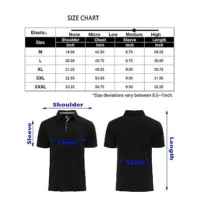 Polo Shirts for Men Short Sleeve Casual Business Sports Tennis Golf Shirts
