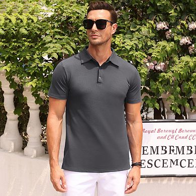Polo Shirts for Men Short Sleeve Casual Business Sports Tennis Golf Shirts