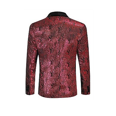 Men's Fashion Suit Jacket Blazer One Button Luxury Weddings Party Dinner Prom