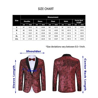 Men's Fashion Suit Jacket Blazer One Button Luxury Weddings Party Dinner Prom