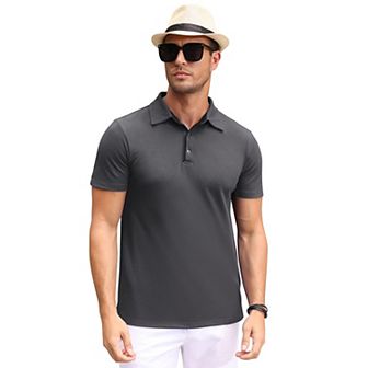 Polo Shirts for Men Short Sleeve Casual Business Sports Tennis Golf Shirts