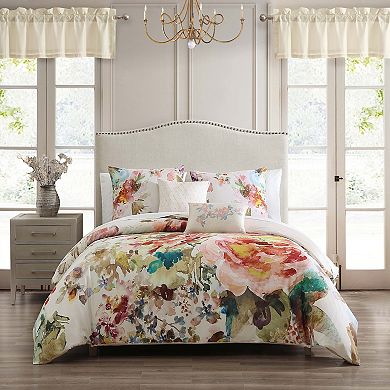 Bebejan Antique Flowers Straight Window Valance