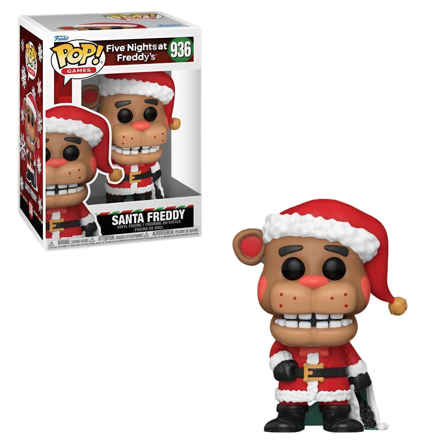 Детская фигурка Funko Pop! Five Nights At Freddy's - Santa Freddy #936 — фото 1