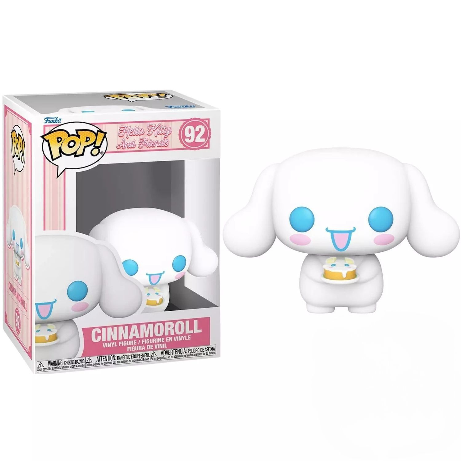 Детская фигурка Funko Pop! Hello Kitty And Friends - Cinnamoroll With Dessert #92 — фото 1
