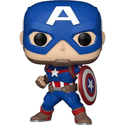 キャプテンアメリカ FUNKO POP アンソニーマッキー サイン MARVEL Amazon.com: Funko POP Marvel: Carnageized - Captain America
