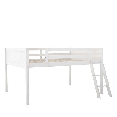 Merax Wood Low Loft Bed With Ladder