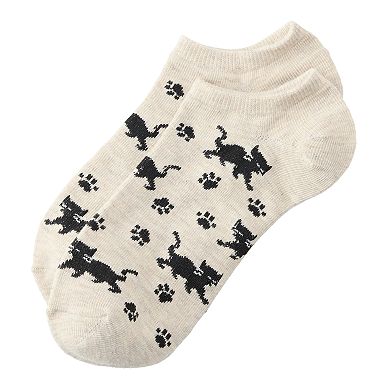 Women's Patterned No Show Socks