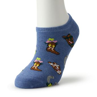 Women's Patterned No Show Socks