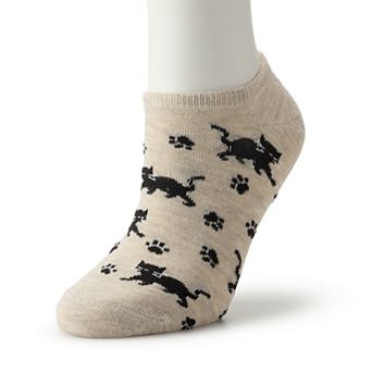 Women's Patterned No Show Socks