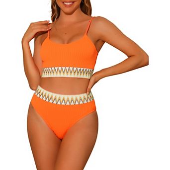 Women's Two Pieces Set Adjustable Strap Bikini Swimsuit