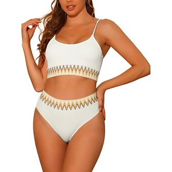 Women's Two Pieces Set Adjustable Strap Bikini Swimsuit