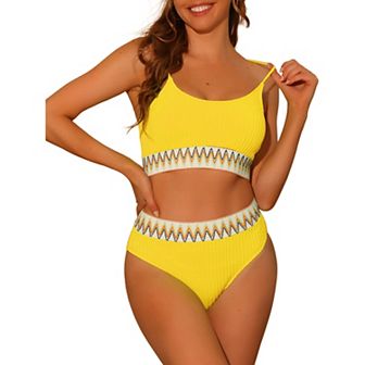 Women's Two Pieces Set Adjustable Strap Bikini Swimsuit