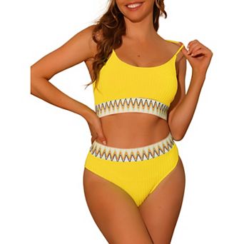 Women's Two Pieces Set Adjustable Strap Bikini Swimsuit