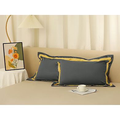 Polyester Pillow Cases, Wrinkle-resistant Pillowcase Set Of 4 With Envelope Closure Queen 20"x 30"