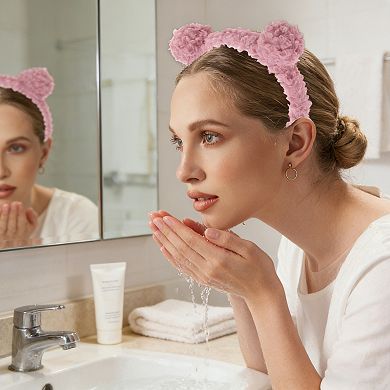 Cute Classic Bears Pattern Headbands For Women 6.69"x6.69"x1.14" 1 Pcs