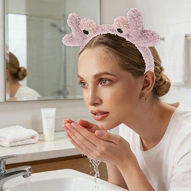 Classic Cute Plush Animal Headbands For Women 7.09"x7.48"x0.67" 1 Pcs