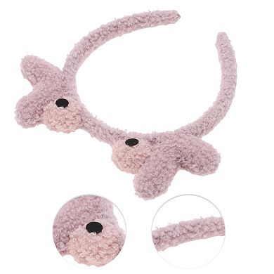 Classic Cute Plush Animal Headbands For Women 7.09"x7.48"x0.67" 1 Pcs