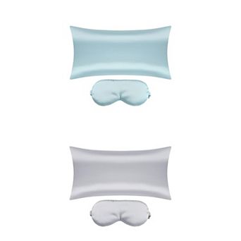 Set Of 2 Pillowcase, Pillow Case With 2 pc Sleep Mask 20*40in