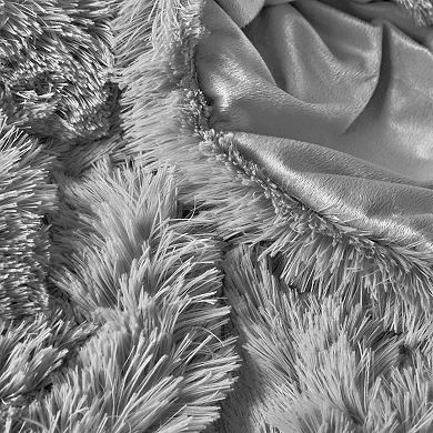 Unikome Luxurious Faux Fur 3PC Comforter Set - Ultra Soft, Cozy Winter Bedding Comforter