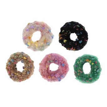 Fashion Elegant Plush Hair Ropes Hair Scrunchies For Women 5 pc