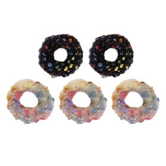 Fashion Elegant Plush Hair Ropes Hair Scrunchies For Women 5 pc