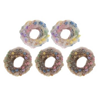 Fashion Elegant Plush Hair Ropes Hair Scrunchies For Women 5 pc