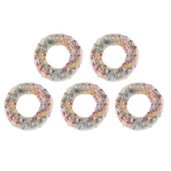 Fashion Elegant Plush Hair Ropes Hair Scrunchies For Women 5 pc