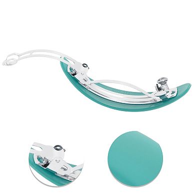 Classic Oval Hair Clips Hairdo Clips For Women 3.35"x0.83"x0.98" 1 Pc