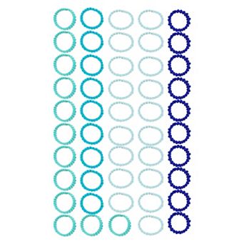 Grace Elastic Hair Ropes Hair Scrunchies For Children For Girls 50 pc