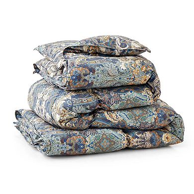 Unikome Vintage Paisley Feather Down Comforter Luxurious Winter Quilt Duvet