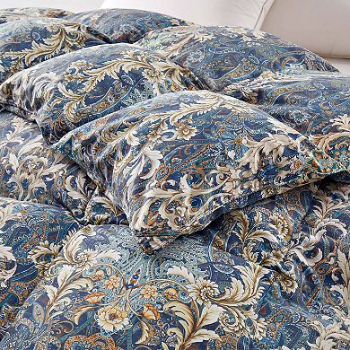 Unikome Vintage Paisley Feather Down Comforter Luxurious Winter Quilt Duvet