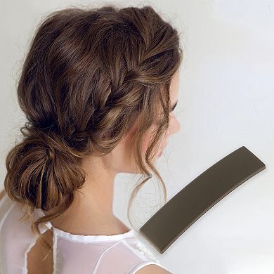 Grace Square Hair Clips Hairdo Clip For Women 3.35"x 0.94"x 0.79" 1 Pcs