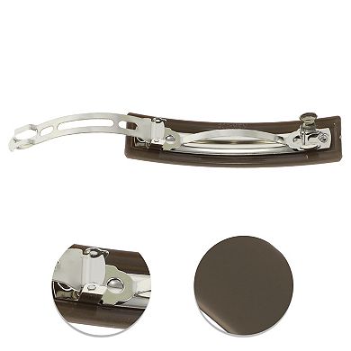 Grace Square Hair Clips Hairdo Clip For Women 3.35"x 0.94"x 0.79" 1 Pcs