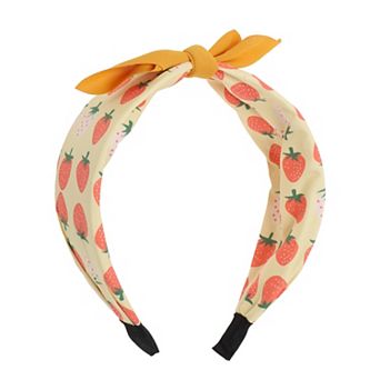 Elegant Flower Headbands For Children 6.30"x4.72"x2.05" Orange Yellow 1 pc
