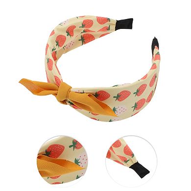 Elegant Flower Headbands For Children 6.30"x4.72"x2.05" Orange Yellow 1 Pc
