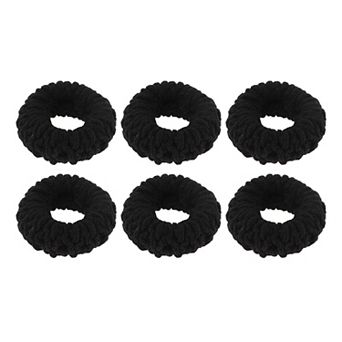 Thickened Wide Edge Hair Ropes Hair Scrunchies For Women For Girls 6 pc