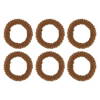 Thickened Wide Edge Hair Ropes Hair Scrunchies For Women For Girls 6 pc