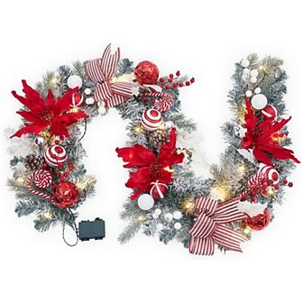 6 Ft Pre-Lit Christmas Garland