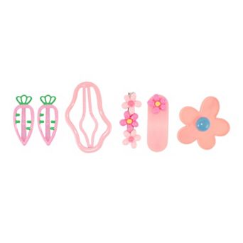 Cute Radish Cloud Hair Clips Hairdo Clips For Girls For Children 6 pc