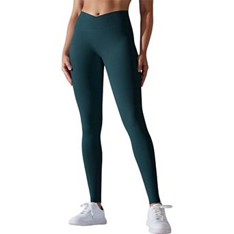 Women's Ribbed V-Waist Activewear Leggings
