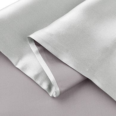 2pcs Natural Silk Pillow Cover With Envelope Closure Queen 20"x30"