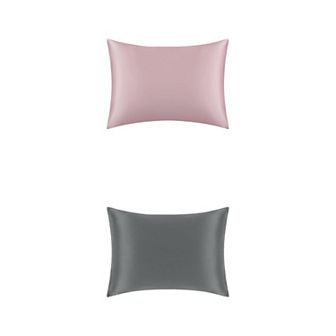 2 pc Natural Silk Pillow Cover With Envelope Closure Queen 20"x30"