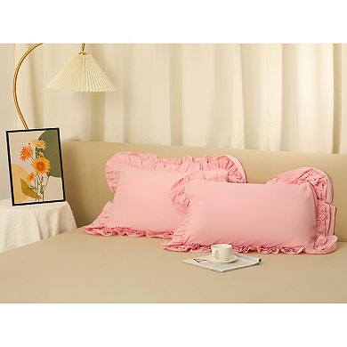 Set Of 4 Pillow Covers, Bedding Pillow Shams With Envelope Closure Queen 20"x 30"